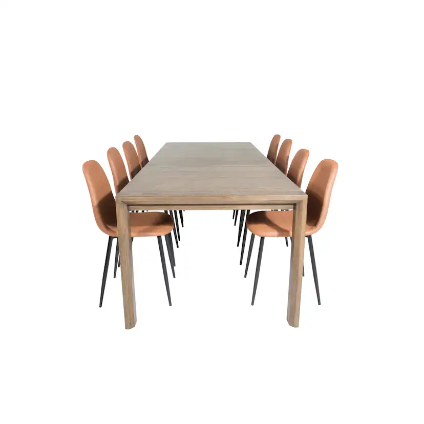 Matgrupp Venture Home Shy med 8 Pobbie Matstolar