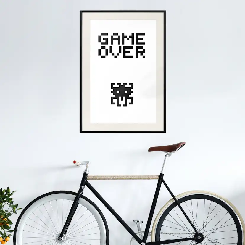 Poster Artgeist Affisch Game Over