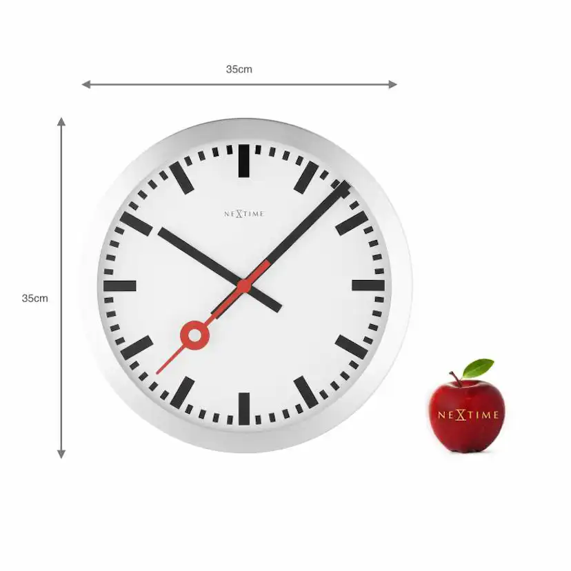 Väggklocka NeXtime Station 35 cm