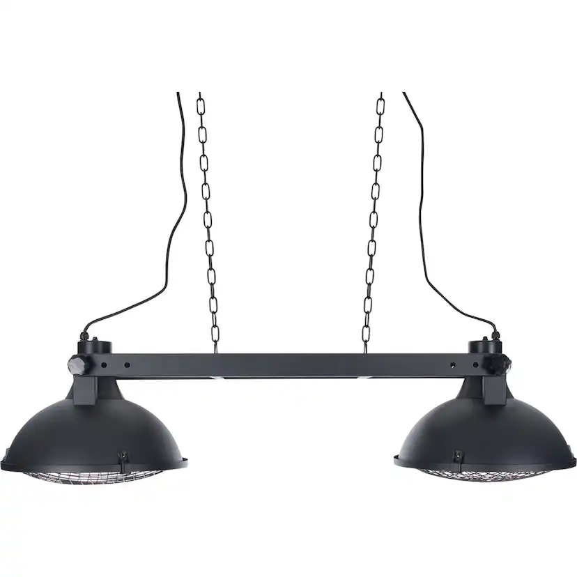 Infravärmare SunRed Indus II IND-3000H Terrassvärmare Svart Hängande 2100 W