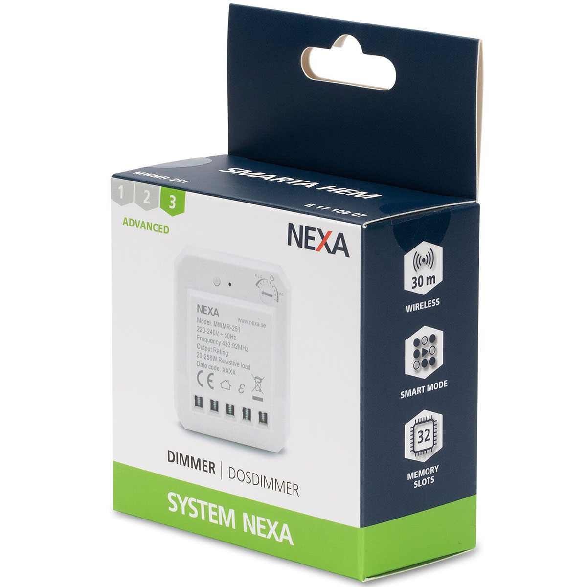 Dosdimmer Nexa MWMR-251 För strömbrytare