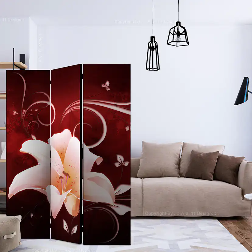 Rumsavdelare Skärmvägg Arkiio Love Message 135x172 cm