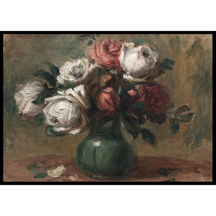 Poster Gallerix Roses In A Vase By Auguste Renoir