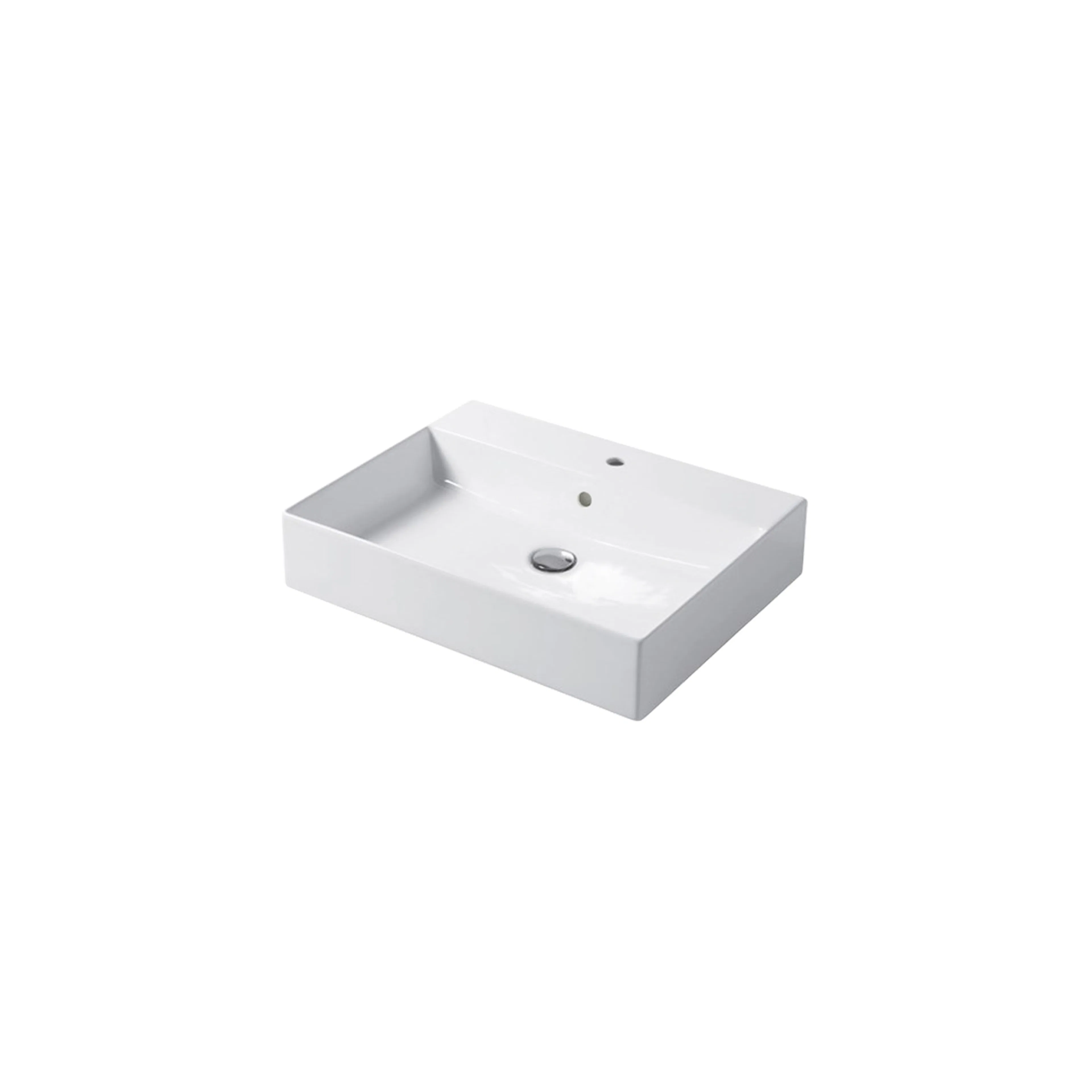 Handfat Bloc 60 Blank Vit Bredd: 604 mm, Vit