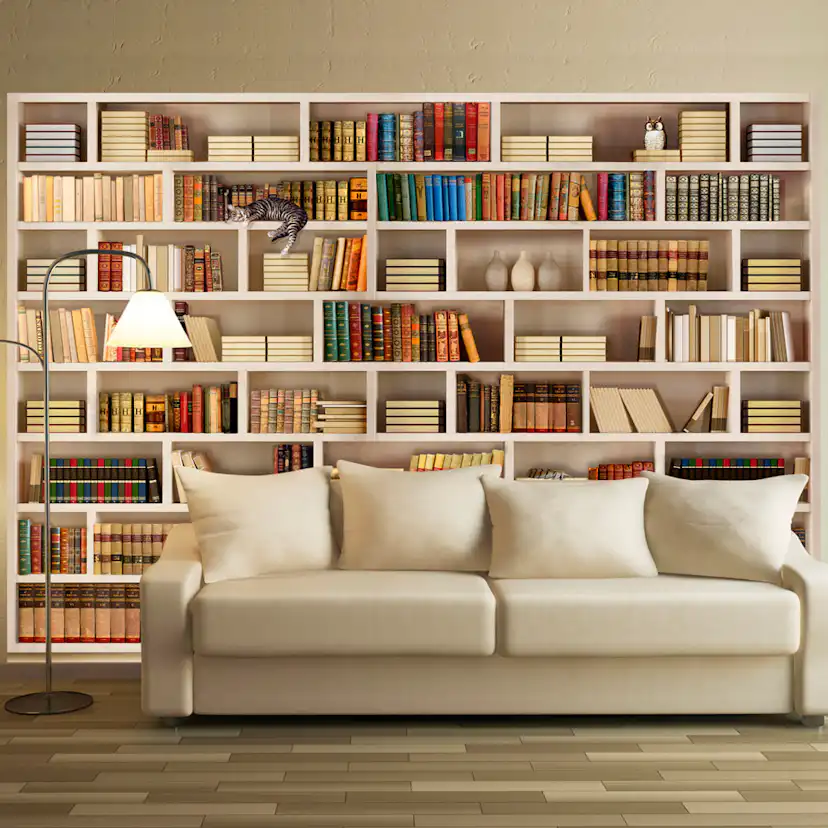Fototapet Arkiio Självhäftande Home Library