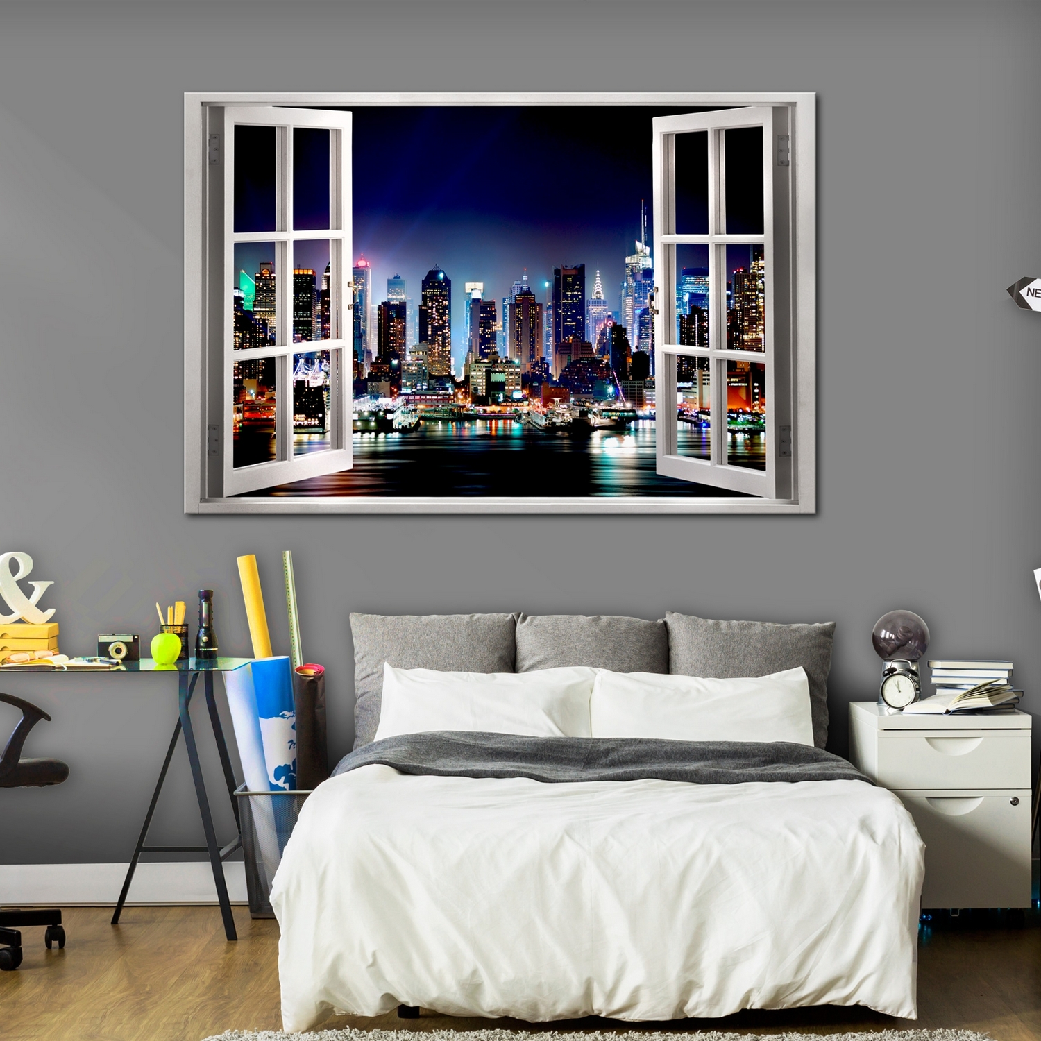 Tavla Arkiio Window View Of New York