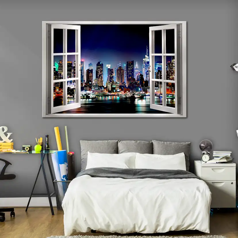 Tavla Arkiio Window View Of New York