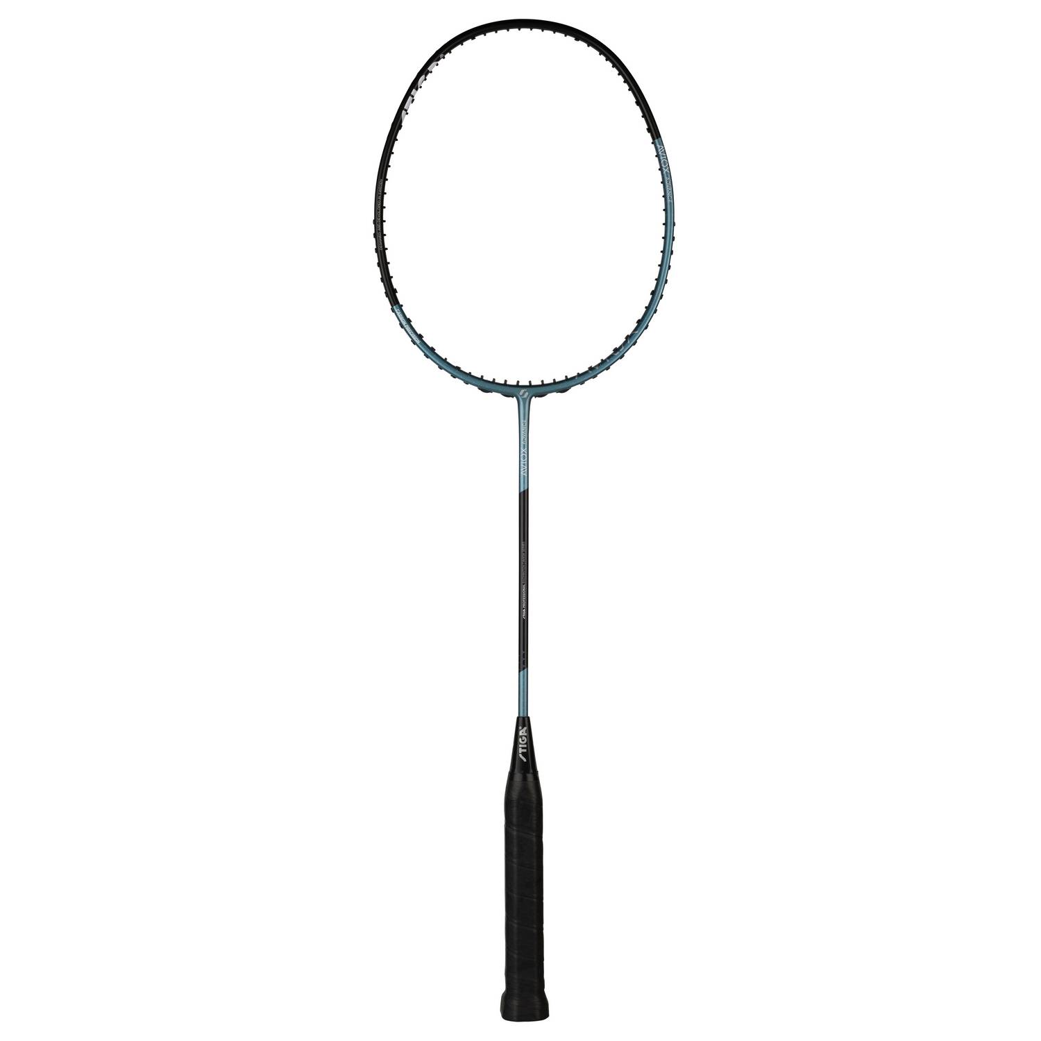 Badmintonracket Stiga Sports Aviox Advance Svart/Blå Osträngat 4