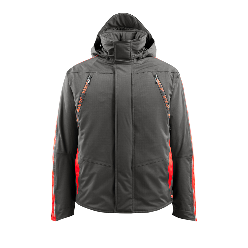 Mascot HARDWEAR Vinterjacka 15035-222-18222 Storlek: XL, Färg: Mörk Antracit/hi-vis Röd