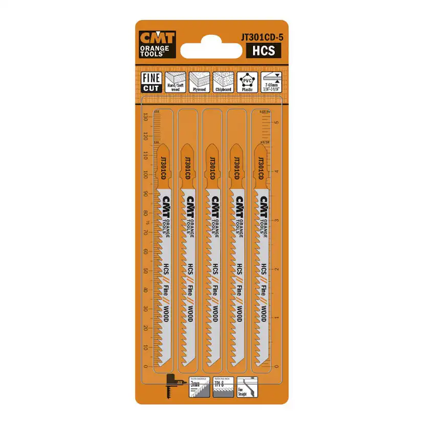 Sticksågblad CMT Orange Tools Trä 90mm HCS Fine 5 st