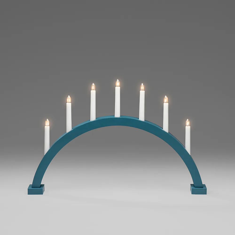 Adventsljusstake Gnosjö Konstsmide 7L Båge Stor
