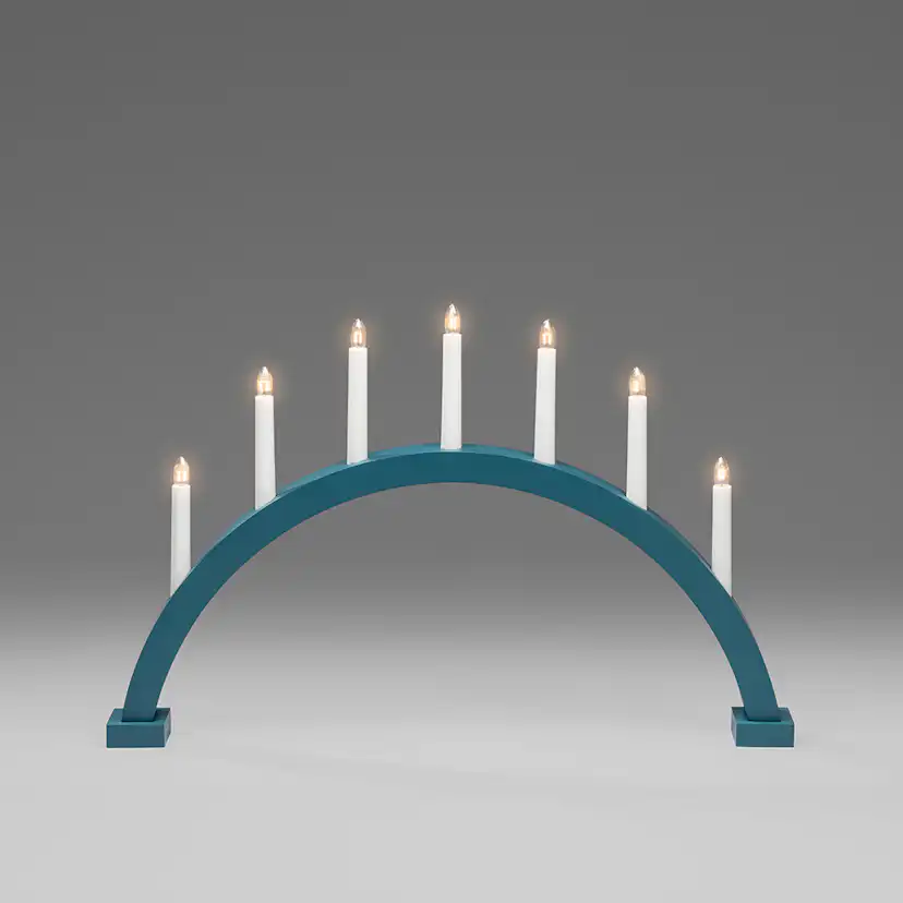 Adventsljusstake Gnosjö Konstsmide 7L Båge Stor