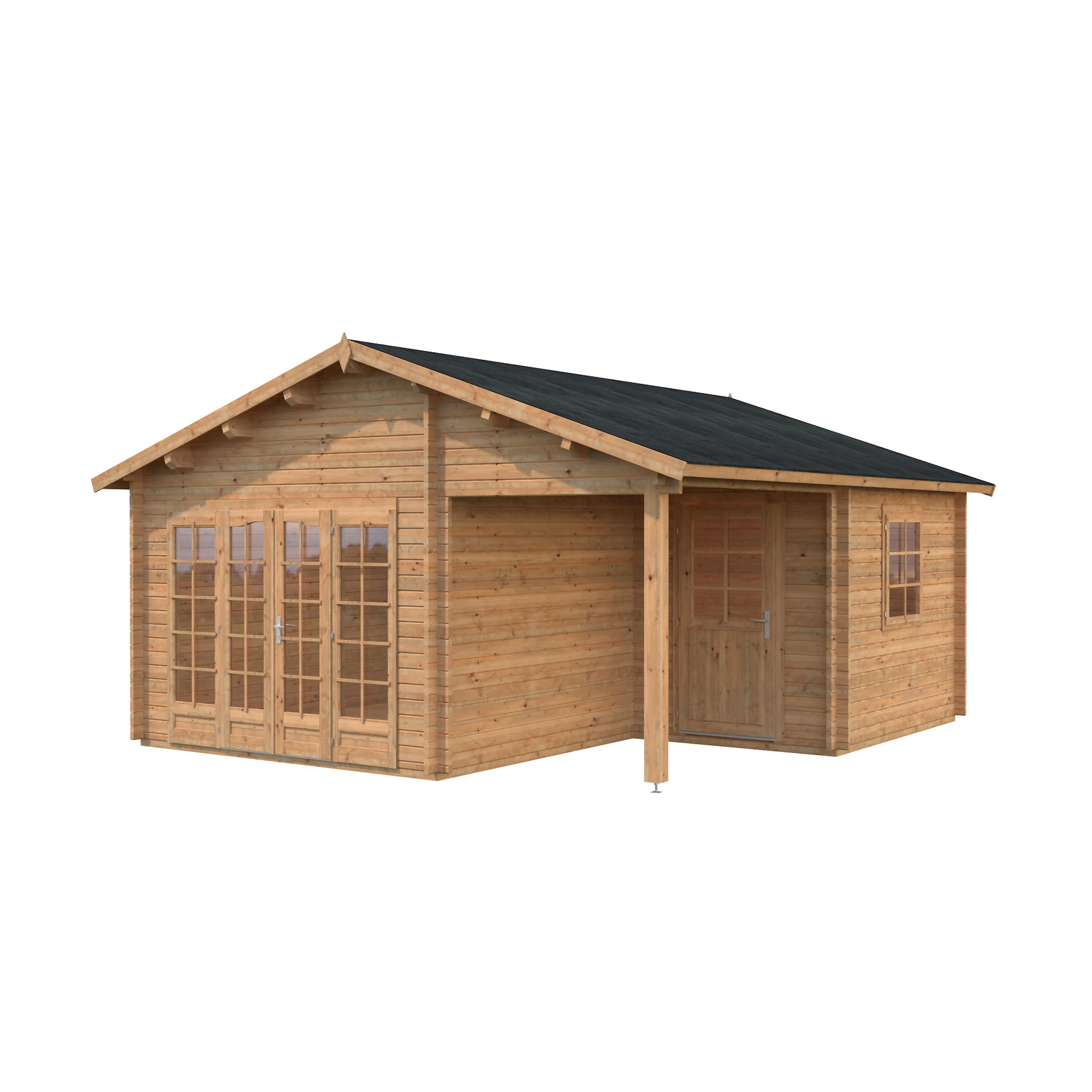 Irene 21,9+5,2 m2 Brun dippad