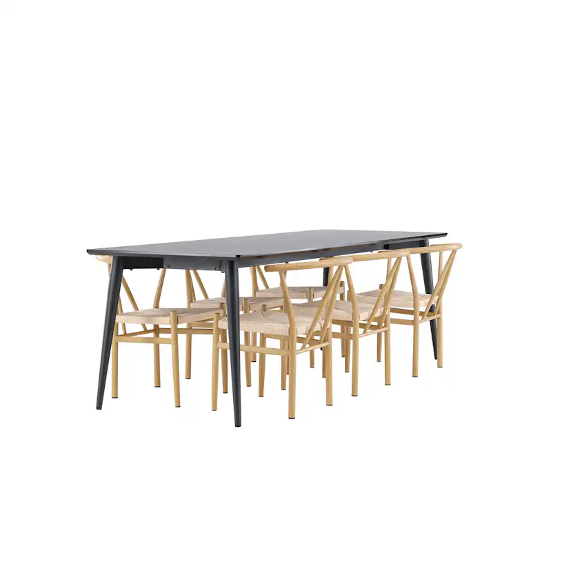 Svart/Beige