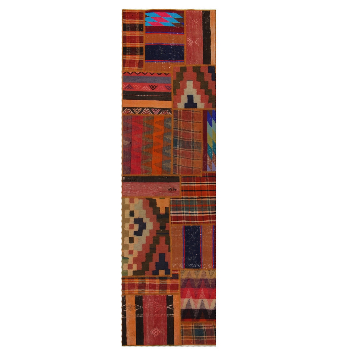 Persisk Patchworkmatta Arkiio Shiraz/Azerbajdzjan 71x252