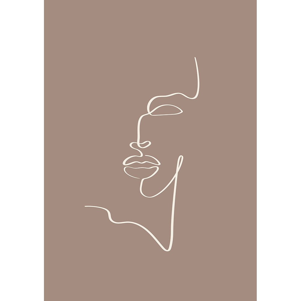 Posters Venture Home Siluette Brun