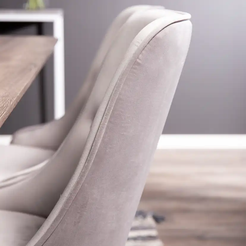 Matgrupp Venture Home Madde med 4 Vera Stolar Sammet