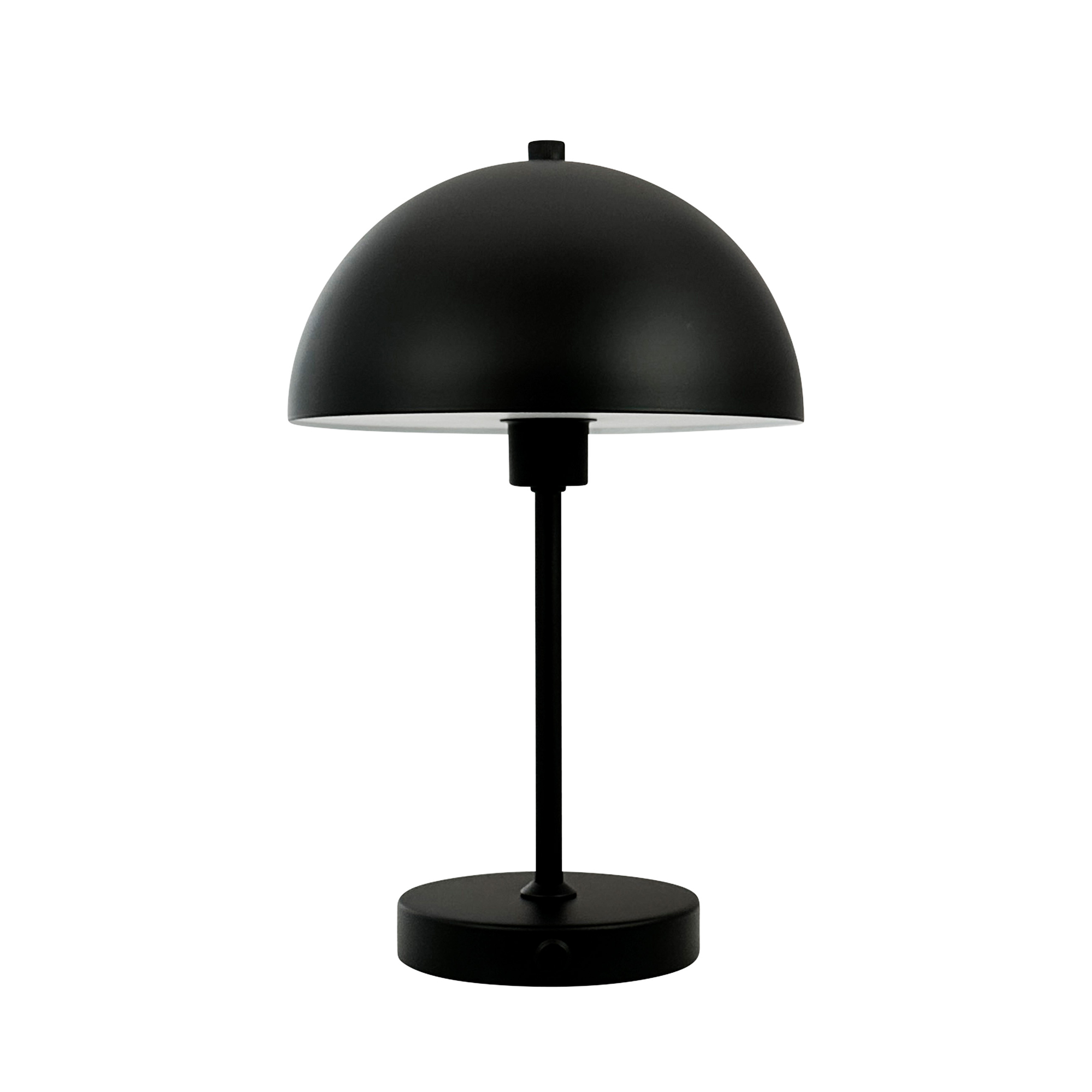 Portabel Bordslampa Dyberg Larsen Stockholm LED Uppladdnings Svart