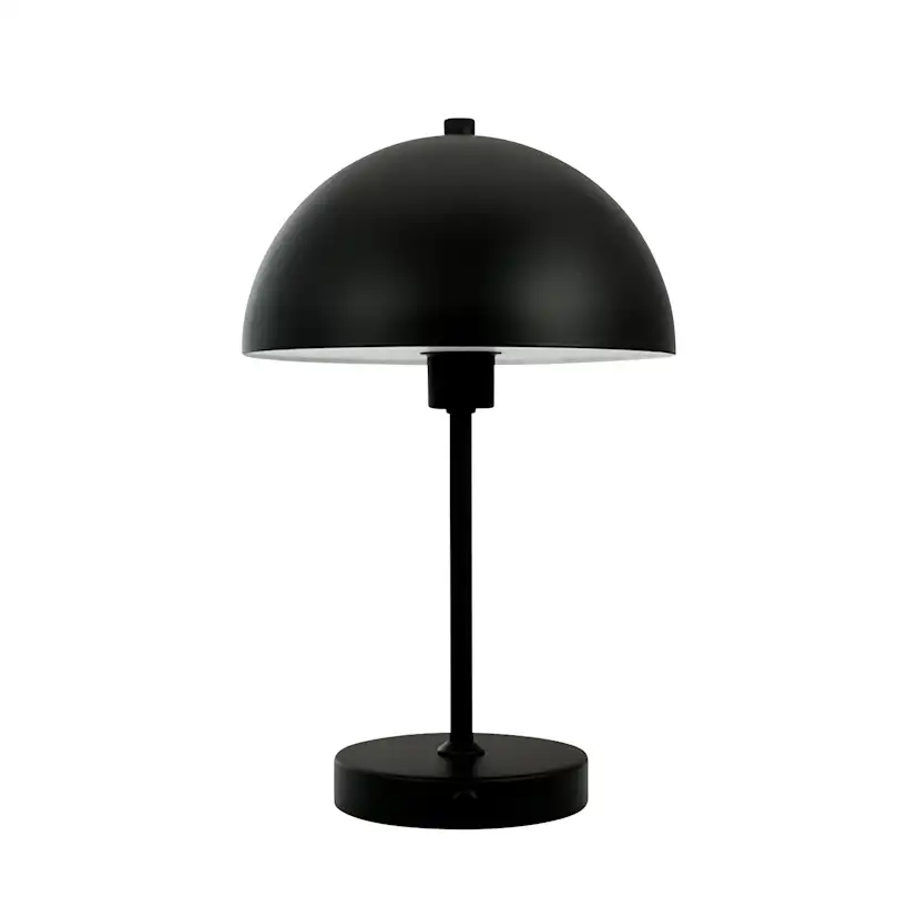 Portabel Bordslampa Dyberg Larsen Stockholm LED Uppladdnings Svart