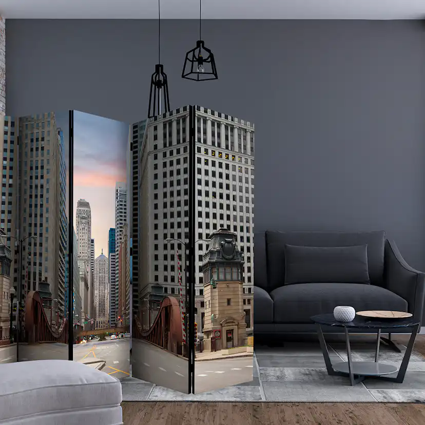 Rumsavdelare Skärmvägg Arkiio Chicago Street II 225x172 cm