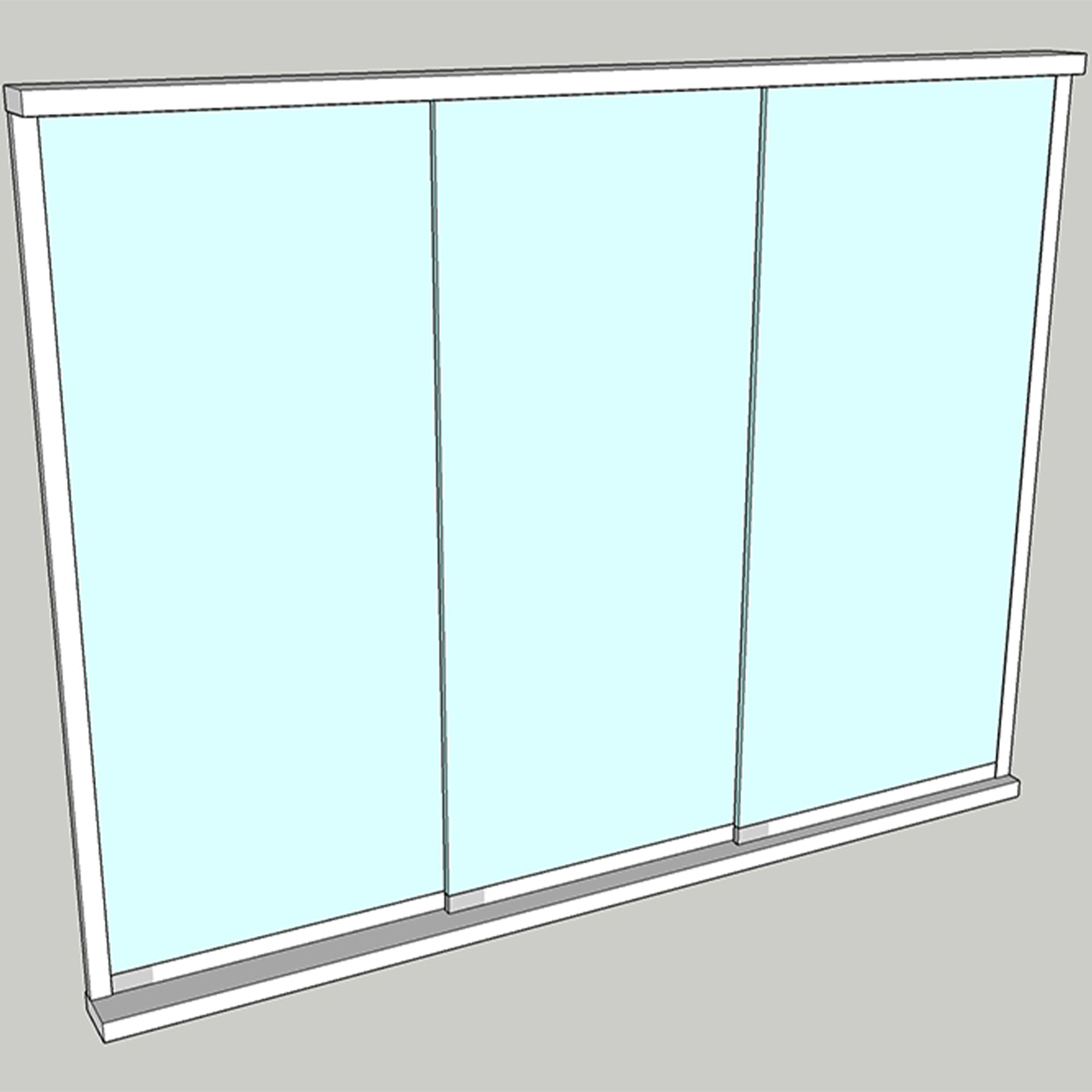 Skjutparti Allvy TuttoVetro Slide 3-Delad