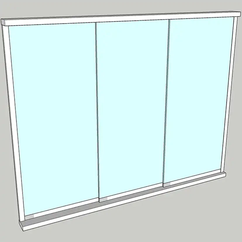 Skjutparti Allvy TuttoVetro Slide 3-Delad