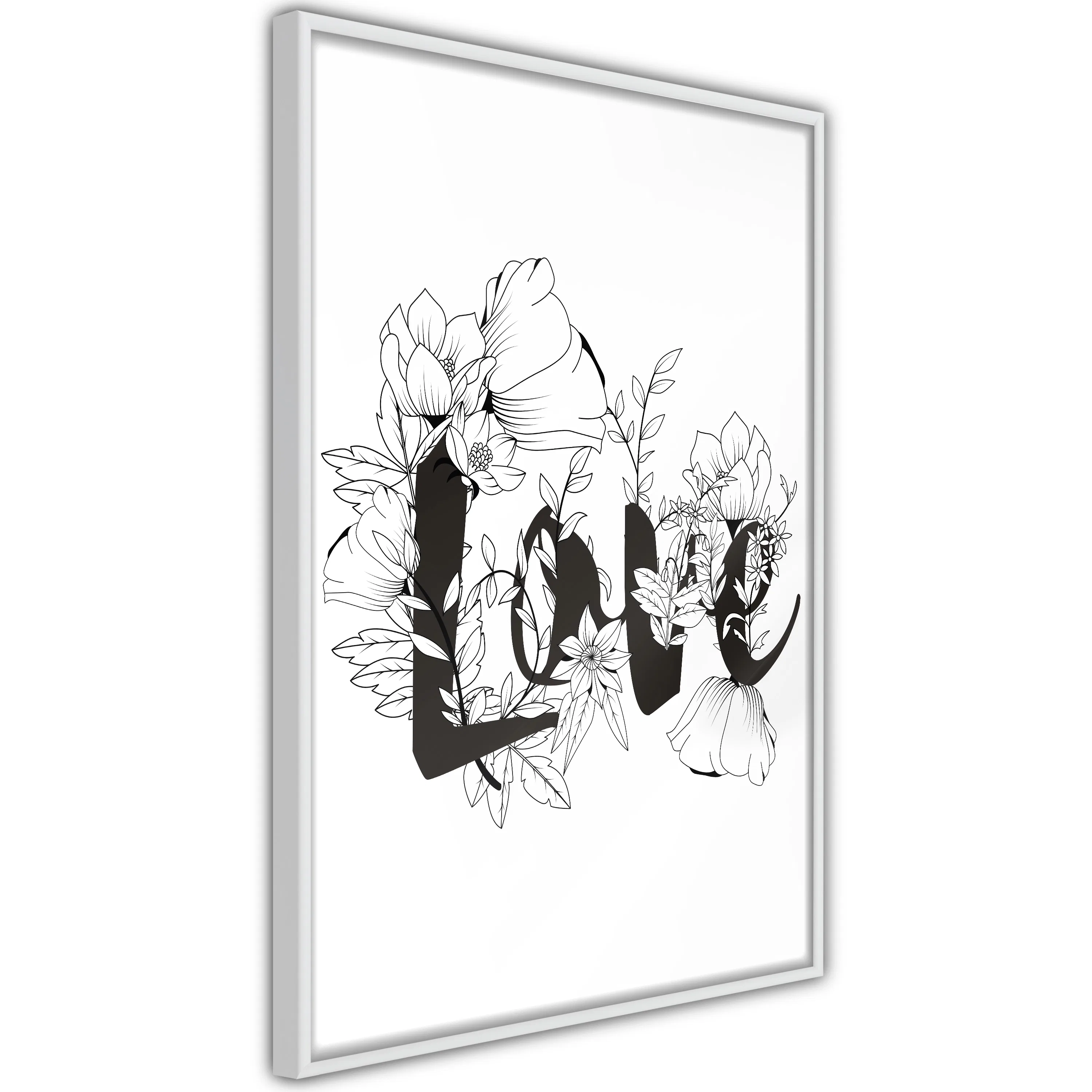 Poster Artgeist Affisch Love With Flowers