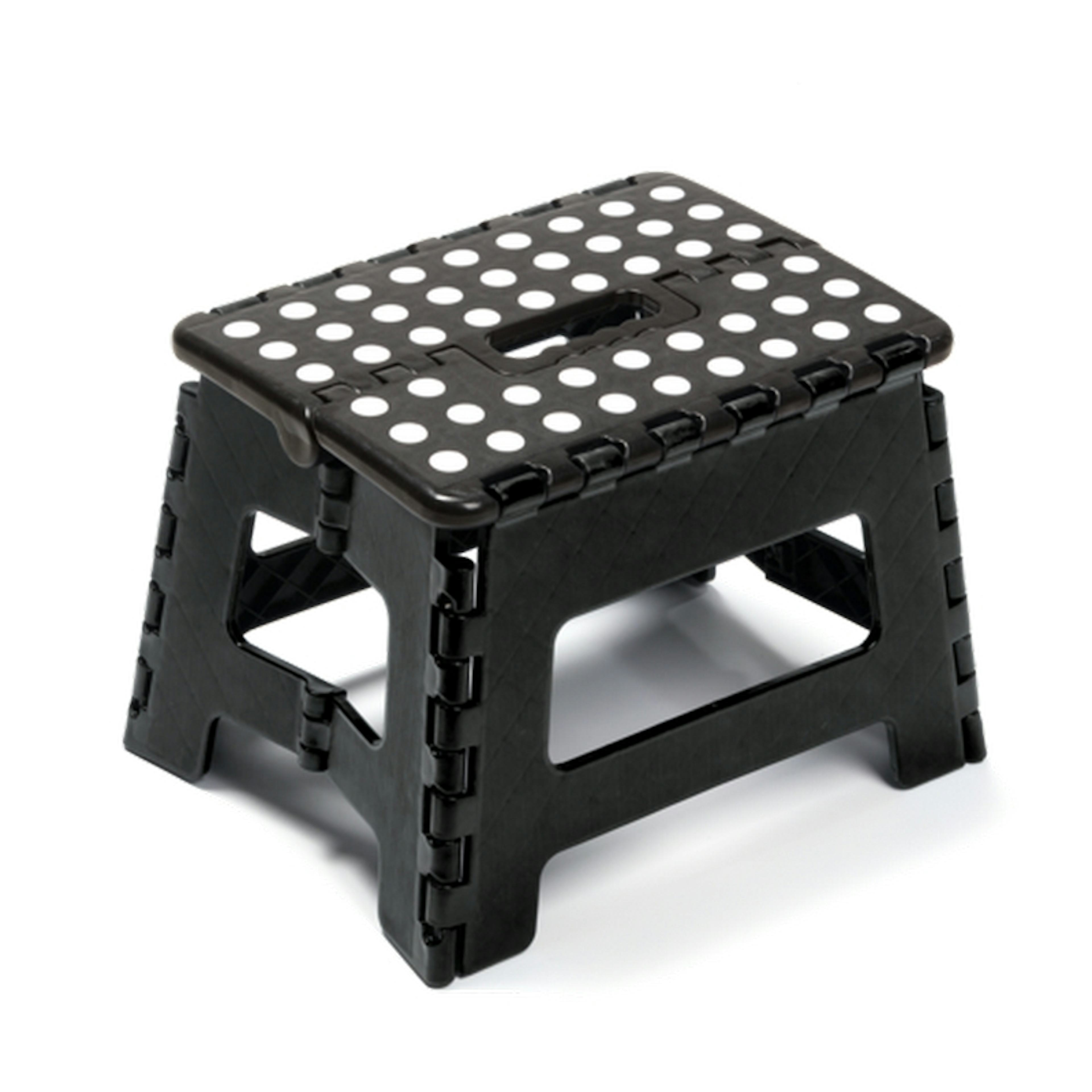 Campingstol Briv Svart Hopfällbar 29x22x22 cm