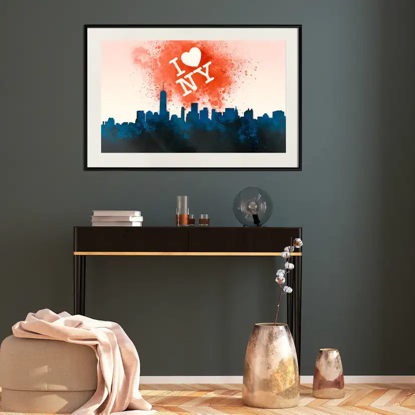 Poster Artgeist Affisch I Love NY