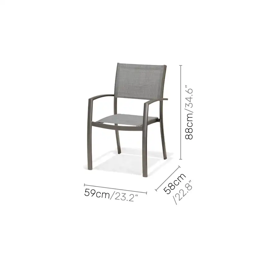 Matgrupp LifestyleGarden Solana 200 cm med 6 Stolar