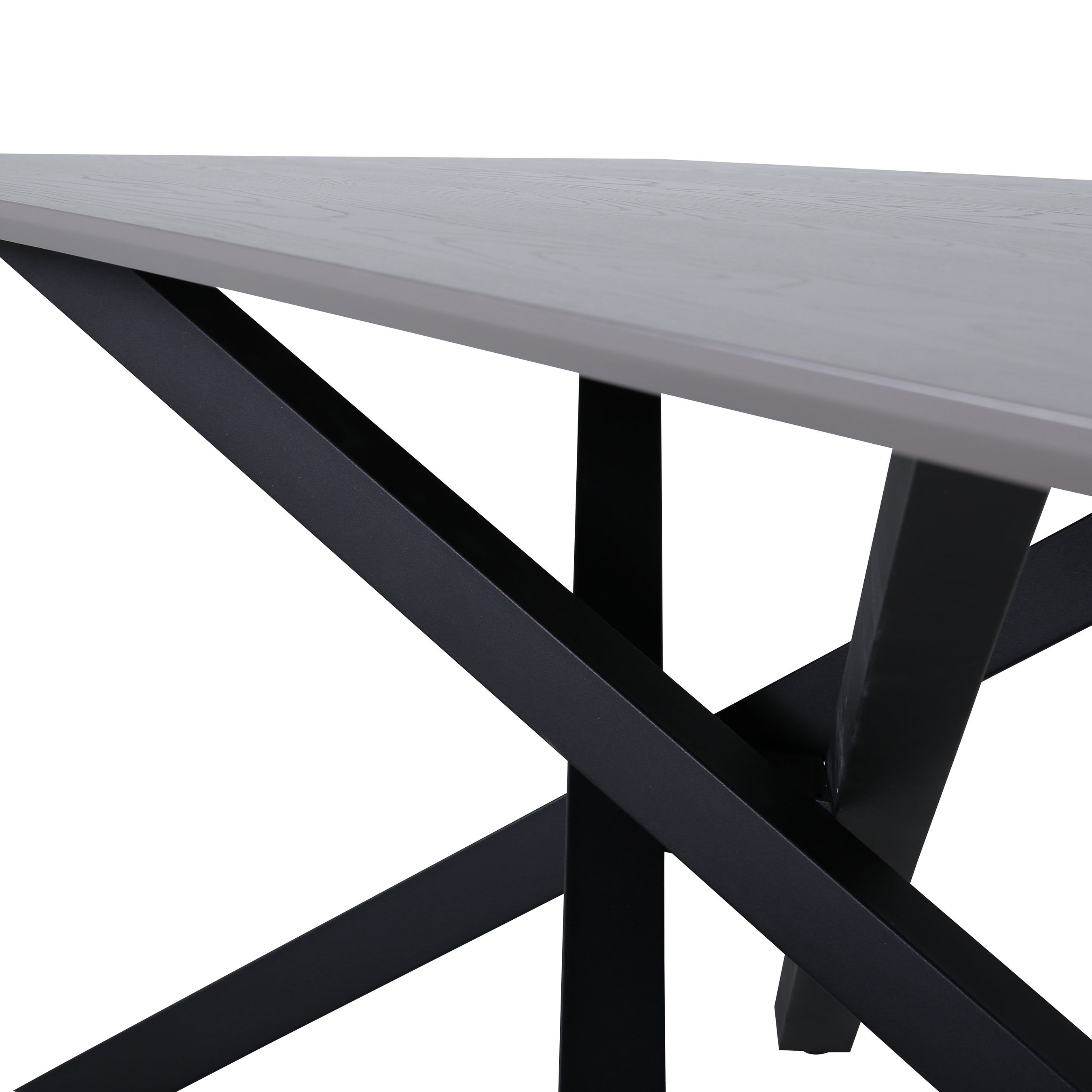 Matbord Venture Home Piazza Grå 190 cm