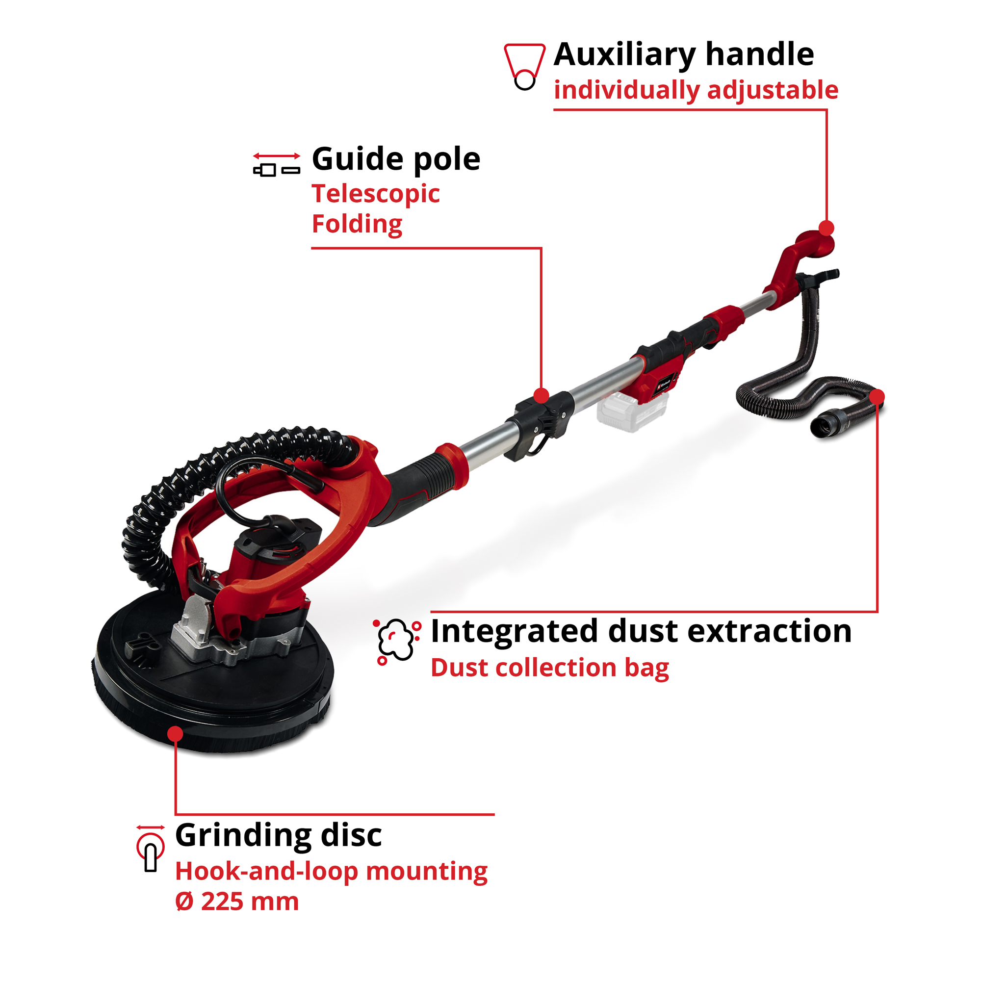 Slipgiraff Einhell TE-DW 18/225 Solo
