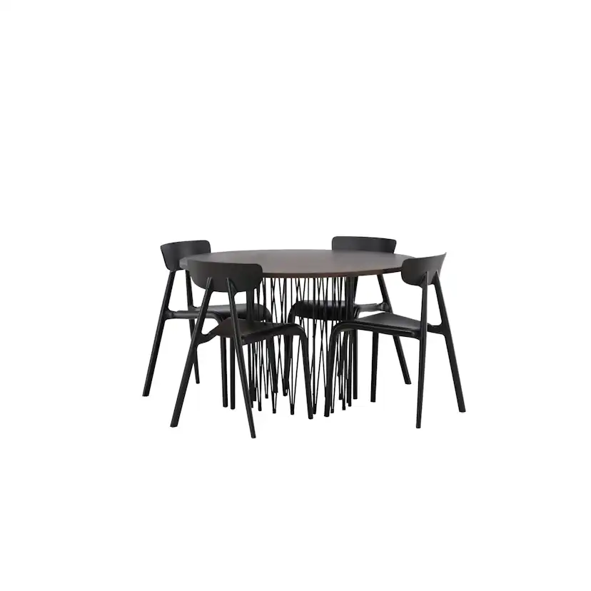 Matgrupp furniture/fashion Stone med 4 Ursholmen Stolar