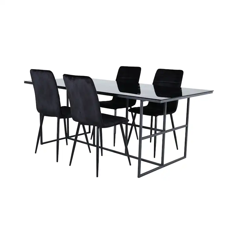 Matgrupp Venture Home Lund matbord och Walerina matstol