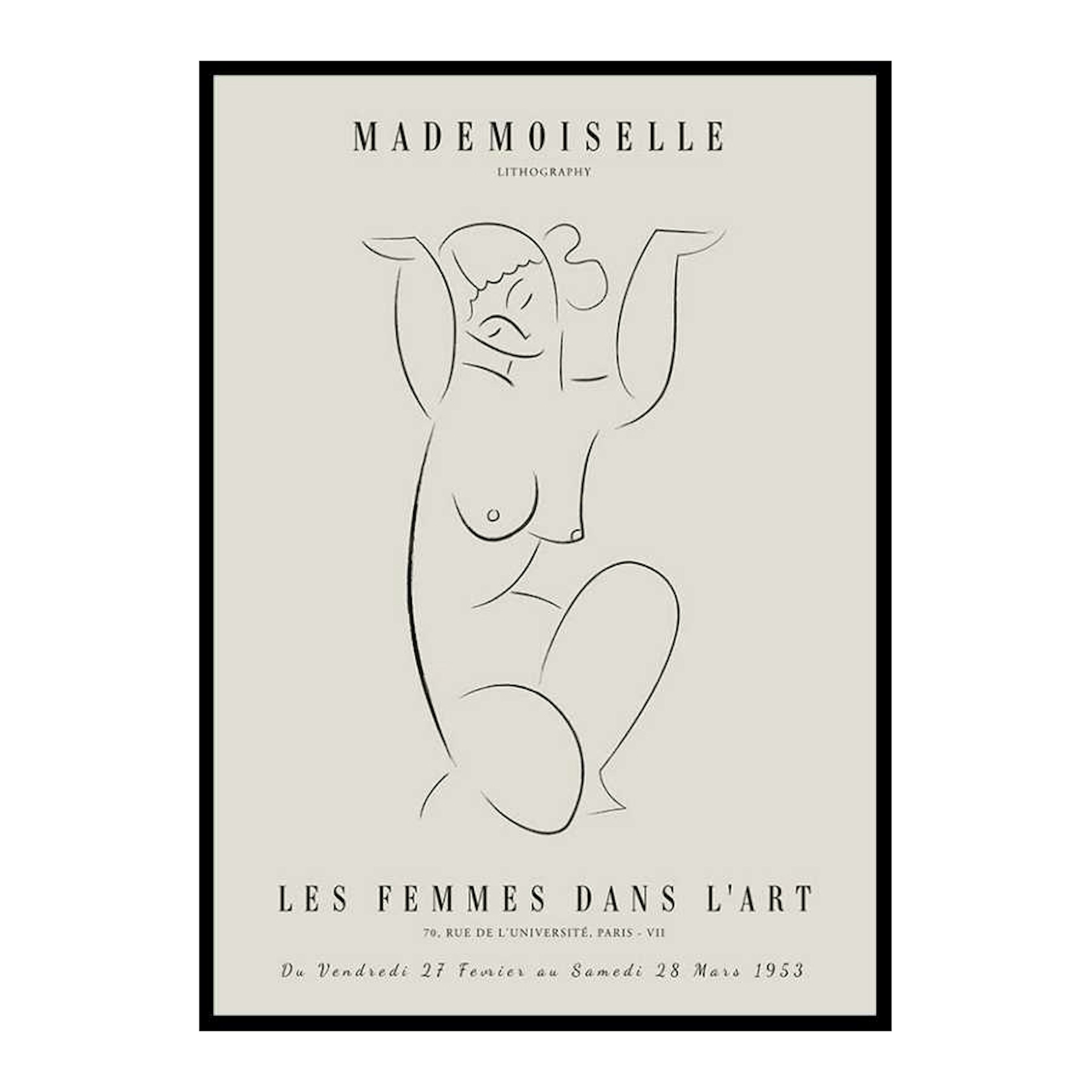 Poster Gallerix Picasso Mademoiselle No1