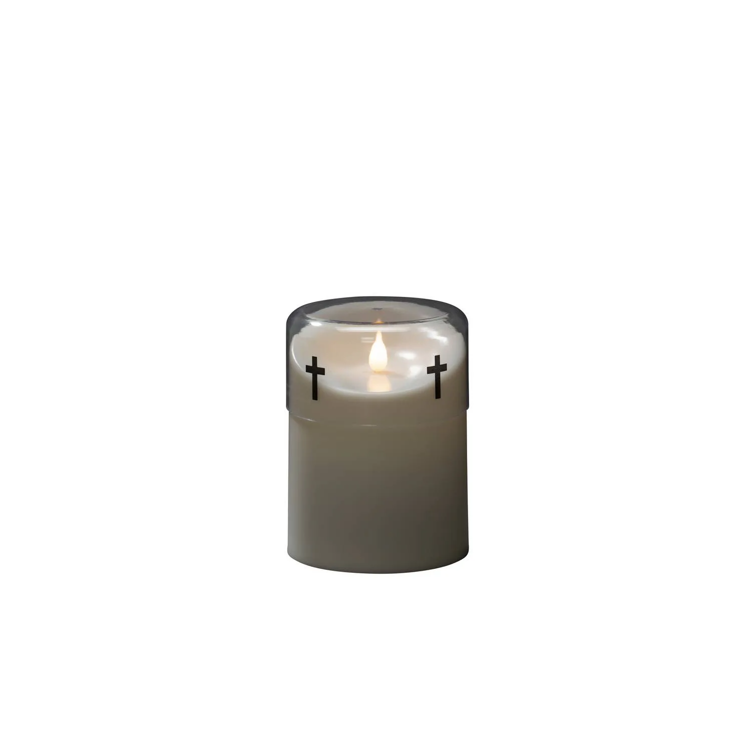 Gravljus Gnosjö Konstsmide B/O 106X148 cm LED Kors 1868-170
