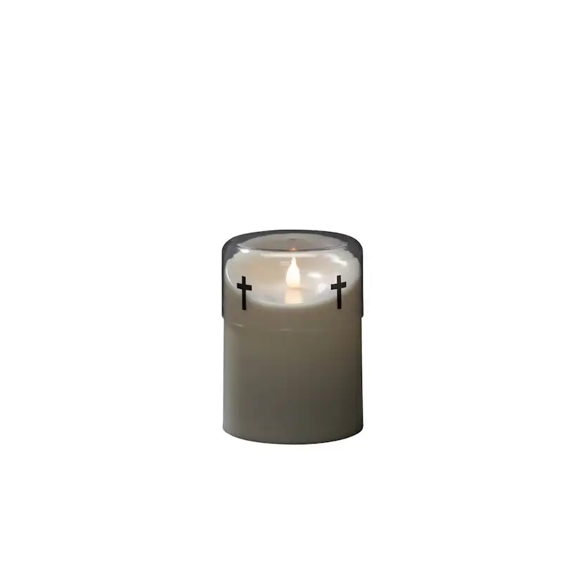 Gravljus Gnosjö Konstsmide B/O 106X148 cm LED Kors 1868-170