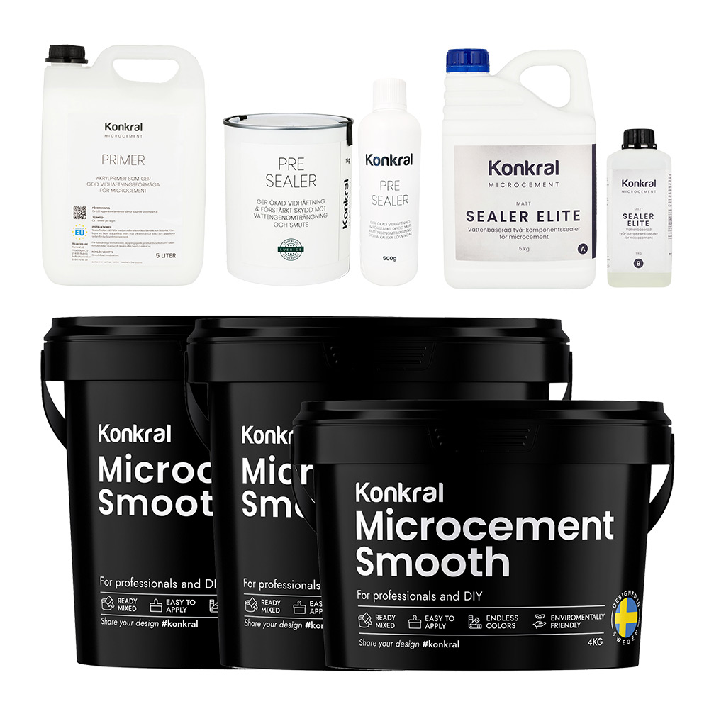 Microcement Konkral Komplett Paket