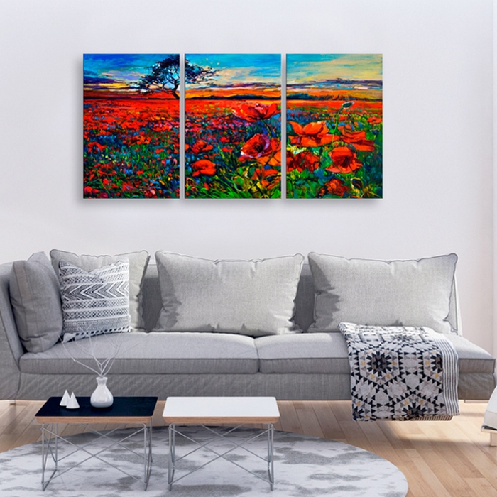 Tavla Arkiio Valley Of Poppies