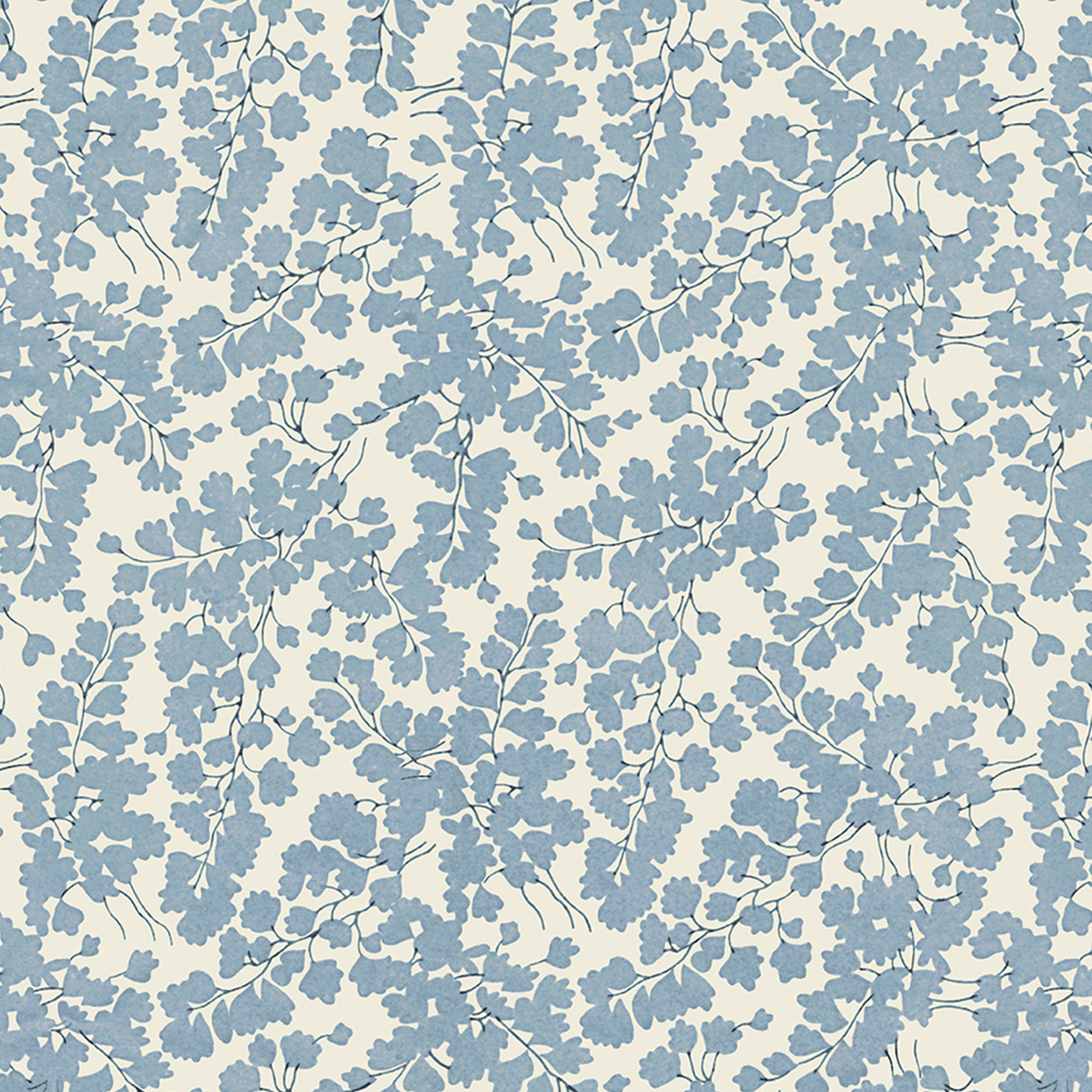 Tapet Laura Ashley Cariad Spray Newport Blå 122743