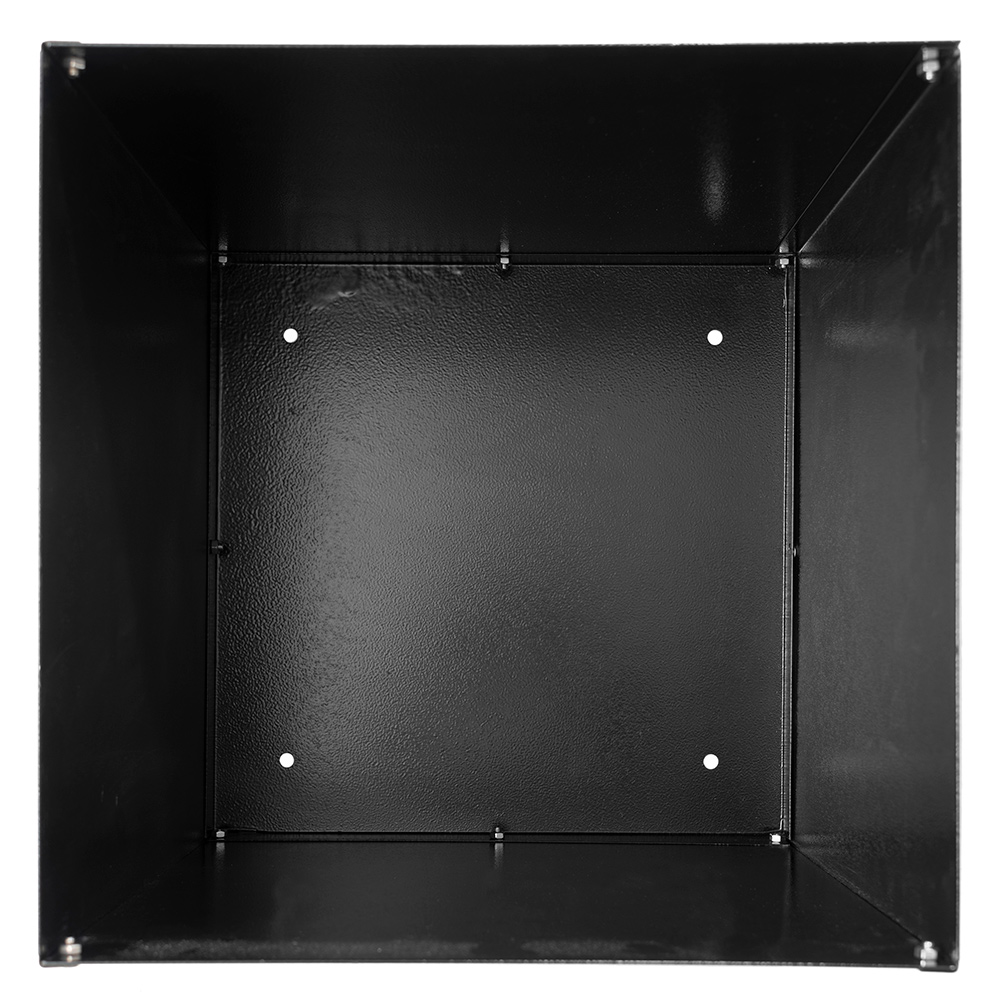 Ytterkruka Skotte Garden Kruka Plantera Svart Stål 40X40X45 cm