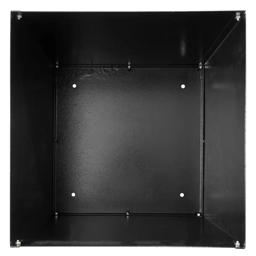 Ytterkruka Skotte Garden Kruka Plantera Svart Stål 40X40X45 cm