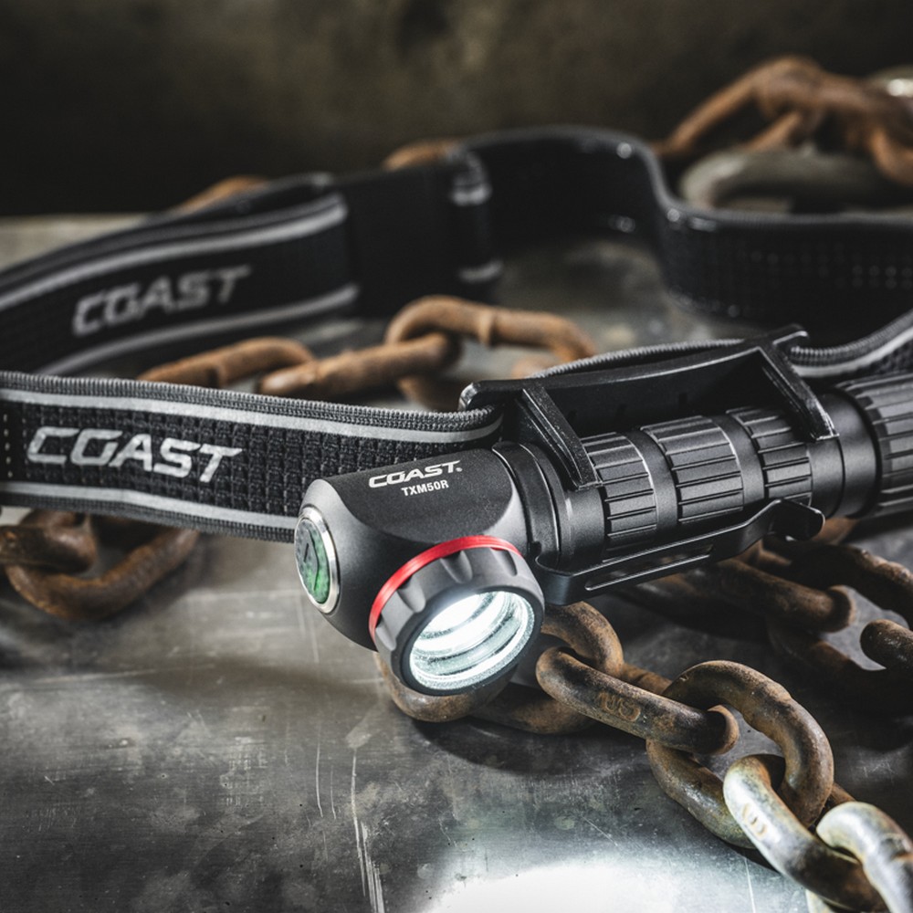 Pannlampa Coast Uppladdningsbar Txm50R 1250 Lumen