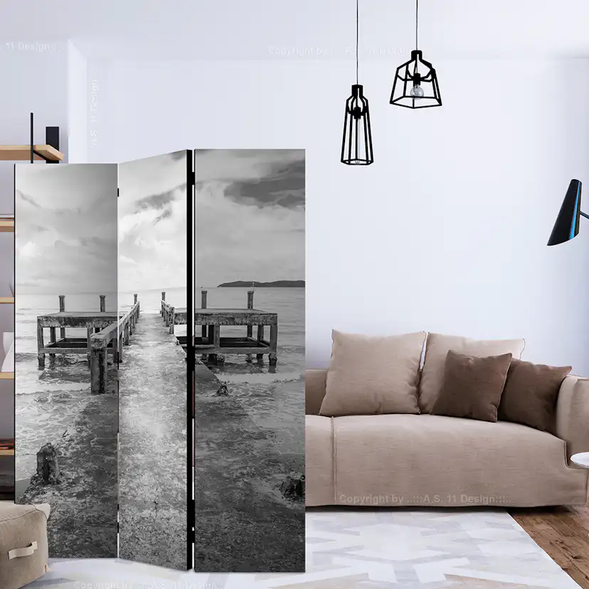 Rumsavdelare Skärmvägg Arkiio Concrete Pier 135x172 cm
