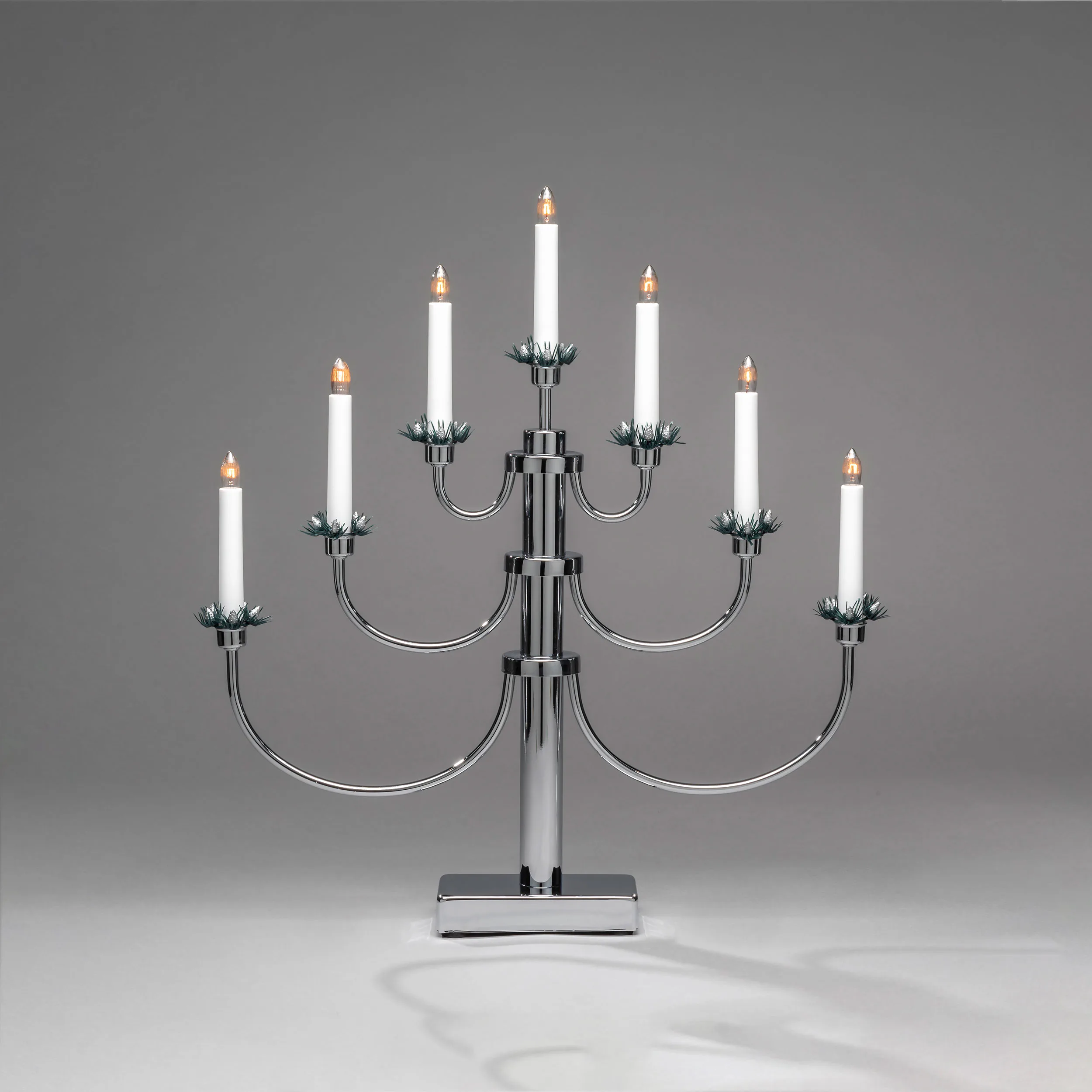 Adventsljusstake Gnosjö Konstsmide 7L Metall