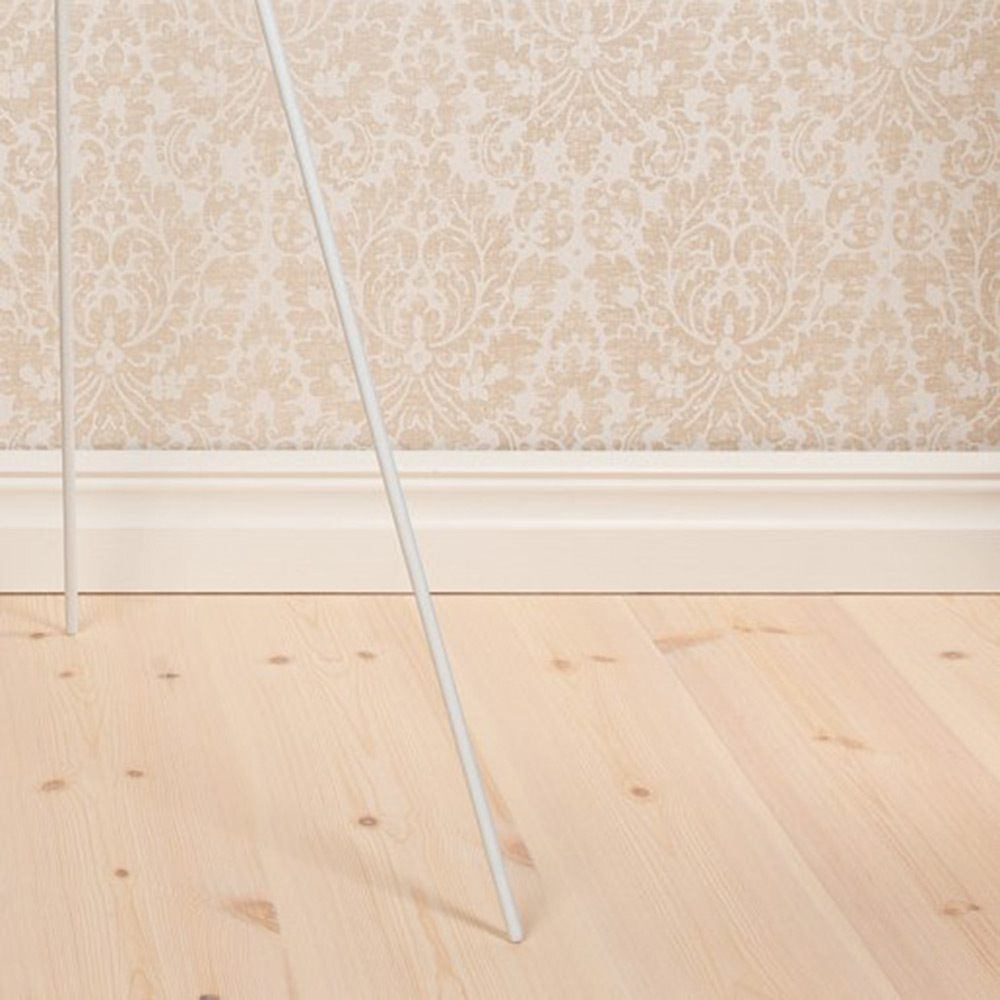 Golvlist Dalalist Sockel nr 6 Piteå furu vit 15x95 mm
