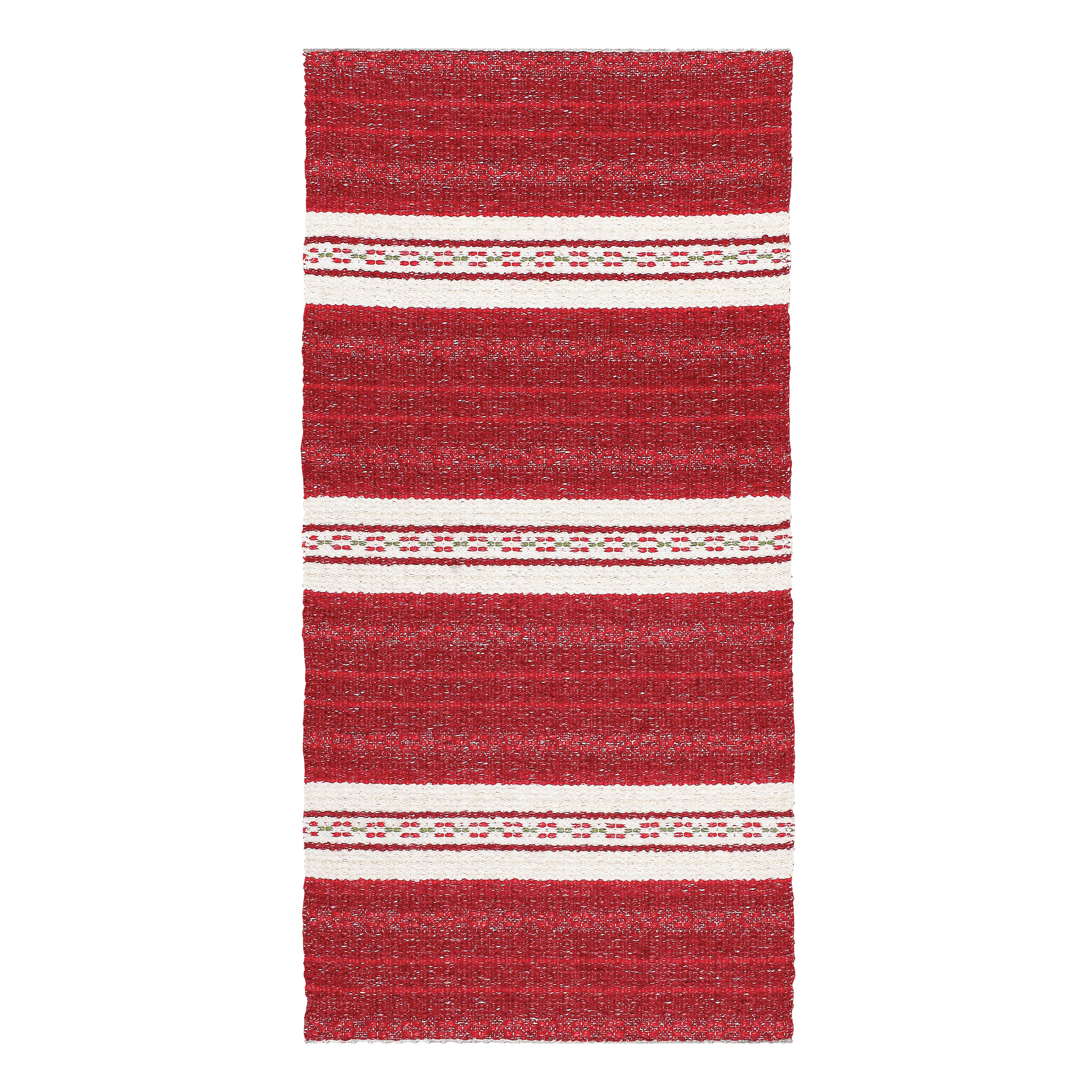 Mixed Asta Red 70x180 Röd, 70x180 cm