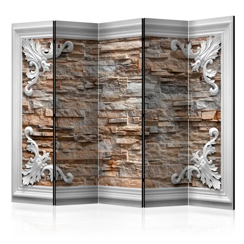 Rumsavdelare Arkiio Brick In The Frame Brown II 225x172 cm