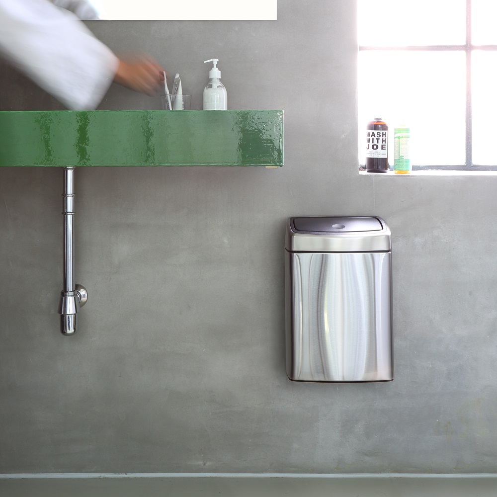 Touch Bin® 10 Ltr Matt Stål Färg: Matt Stål