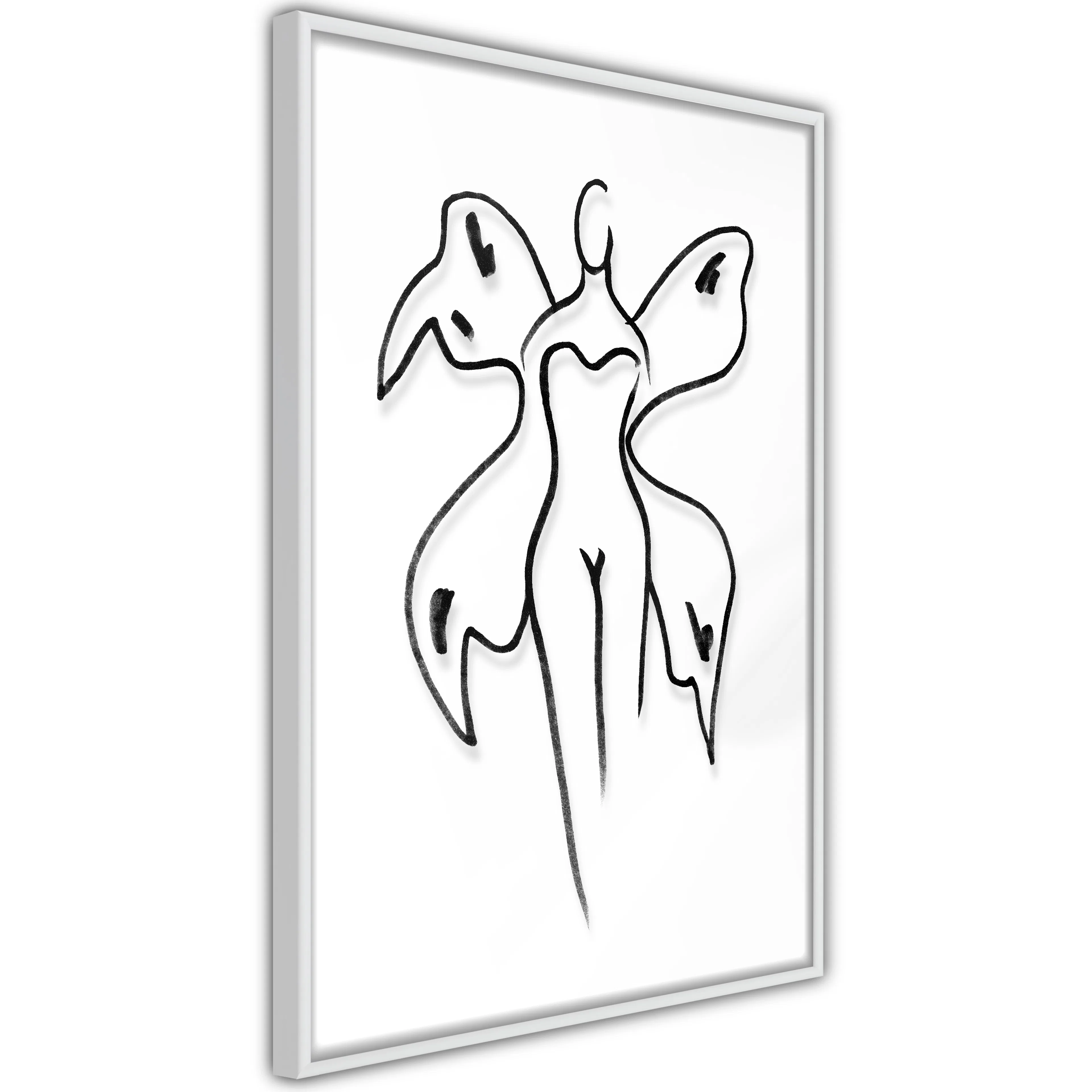 Poster Artgeist Affisch Butterfly Woman